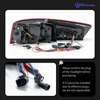 Feux arrière AKD pour Audi A6 2012-2016 A6L, feux de brouillard, feux de recul, feux de jour, accessoires automobiles