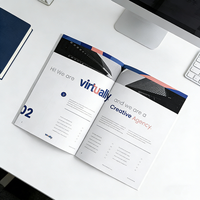 Impression de brochures, catalogues et magazines OEM ODM, livraison rapide, faible MOQ, impression offset A5/A6, brochures publicitaires d'entreprise