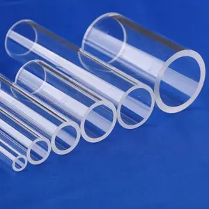 中国供应商定制高品质透明硼硅酸盐玻璃管