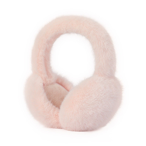Orejeras Cálidas de Otoño e Invierno, a Prueba de Viento, de Terciopelo, Plegables, Imitación de Piel de Conejo, Peluche - Product Image 5