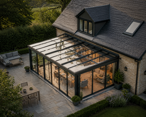 Véranda en aluminium durable avec toit rétractable pour patio extérieur, jardin et <span class=keywords><strong>abri</strong></span> <span class=keywords><strong>de</strong></span> <span class=keywords><strong>piscine</strong></span> - Product Image 1