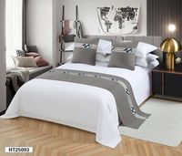 SANHOO – Ensemble de couvre-lits de luxe sur mesure, grande taille, pour hôtels étoilés, coloré et de haute qualité