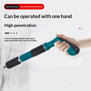 Mini Silencer Fastener Ceiling <b>Tools</b> Water and Electricity Installation Trunking Nail Gun Household Small Gun Nail Gun Spot - Product Image 2