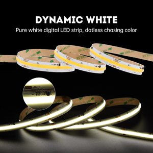 Digital White DC24V 13W 420Chips COB Addressable <b>Strip</b> Flowing Watering COB <b>Strip</b> Light - Product Image 2