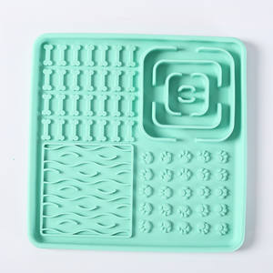 Tapis de léchage pour animaux de compagnie, pour beurre, yaourt, cacahuètes, aliments congelés, bol distributeur lent pour chien, tapis d'alimentation pour grands chiots - Product Image 3