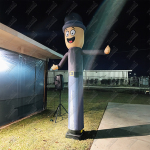 Zhenmei Tubo Inflable al Aire Libre Hombre Bailarina de Aire Nuevo Diseño Ondeando Payaso Publicidad Globo <span class=keywords><strong>con</strong></span> Logo Incluye Soplador de Aire - Product Image 2