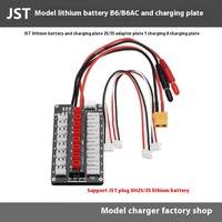JST Modèle B6 B6AC 2S/3S Plaque d'adaptation de charge pour drones en plastique durable 1-8 Plaque de charge pour batteries au lithium