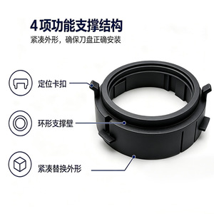 อะไหล่ใบมีดเครื่องบดกาแฟบารัตซา วัสดุ PLA สีดำ สำหรับรุ่นเอ็นคอร์ อีเอสพี - Product Image 5