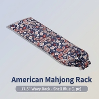 Safari Luxe Leopard Print Acrylic American Mahjong Racks 4-Piece Set with Custom OEM Gift Packaging
