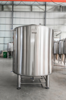 Tanque de Agua Helada con Glicol Tonsen de 1500L, Máquina de Elaboración de Cerveza, Tanque Aislado de Doble Pared para Cervecería