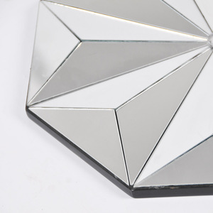 35*35*2.5 cm Light Luxury Household <strong>Octagon</strong> Wall Decorative <strong>Mirrors</strong> Geometric Art Silver Wall Mounted <strong>Mirror</strong> for Living Room - Product Image 3