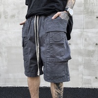 OEM Nouveau Style Street Wear High Street Shorts Long Cordon Élastique BROUILLARD Hommes Cargo Shorts