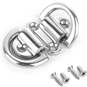 Anillo en D de Alta Calidad para Amarre Marino, Accesorios de Hardware para Yates, Hebilla Doble en Forma de D Fija, Ojo de Anclaje Plegable de Acero Inoxidable para Barcos - Product Image 5