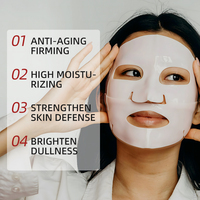 4 pièces/boîte coréen hydratant soins de la peau Hydrogel masque Facial beauté visage feuille de masquage Bio collagène cristal masque Facial