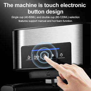 Machine à café espresso 20 bars de type italien avec baguette de <span class=keywords><strong>mousseur</strong></span> de lait pour expresso, cappuccino, latte et moka - Product Image 2