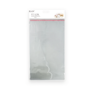 ILAN <b>Transparent</b> <b>Bags</b> 9x18 Cm Sealable 40 Pcs Multipurpose Storage - Product Image 1