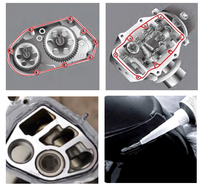 RTV Gasket Maker Merah 1596 85g Pasta Silikon Halus Sealant Perekat Perbaikan Mesin Kualitas Industri