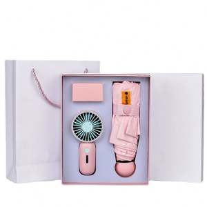 Mini Ventilador Económico, Compacto y Apto para Todas las Estaciones, con Diseño de Paraguas Colorido, Ideal para Fiestas y Regalos de Año Nuevo - Product Image 4