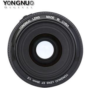 Yongnuo 35 مللي متر عدسة YN35mm F2.0 عدسة زاوية واسعة ثابتة/رئيس السيارات عدسات تركيز ل 600d 60d 5DII 5D 500D 400D 650D 600D 450D - Product Image 5