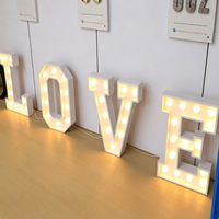 Enseigne lumineuse LED à haute luminosité, lettres alphabétiques, ampoule écoénergétique pour affichage commercial et de vente au détail