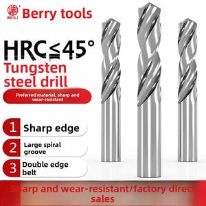 <span class=keywords><strong>Broca</strong></span> Helicoidal de Carburo Sólido de Alta Dureza BEILI HRC45 de 0.5-20 mm para Acero Inoxidable, Acero para Matrices y Perforación CNC - Product Image 2