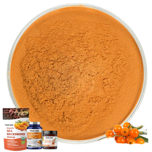 Emballage de tambour de vitamine d'extrait de fines herbes de catégorie comestible de poudre d'argousier séchée par atomisation de qualité supérieure - Product Image 1