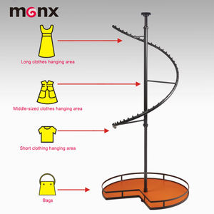 <span class=keywords><strong>Appendiabiti</strong></span> <span class=keywords><strong>Angolare</strong></span> Multifunzionale a S Rotante a 360 Gradi per Guardaroba e Accessori Hardware - Product Image 6