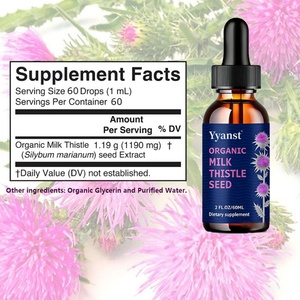 Solution de chardon-Marie de marque privée de qualité supérieure pour stimuler l'immunité, la détoxification et favoriser la fonction hépatique - Product Image 2