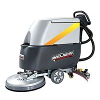 Nouvelle autolaveuse autotractée sans fil 24V TWS-530, autonomie 3-4h, réservoir d'eau fraîche 60L, pour ateliers de grande taille, utilisation continue