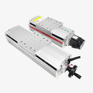 Semi Enclosed manual linear guide rail CNC cross high precision slide table dovetail groove sliding table module LYKR120S 400mm