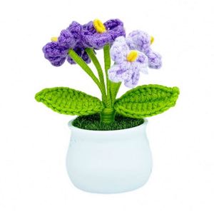 BIG SALE Toysrunner Customizable Color Crochet Macrame <b>Cute</b> Funny Potato Handmade Knitted <b>Doll</b> Toy for Home Office Car - Product Image 1