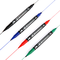 Marqueur Permanent Gxin G-107A Double Pointe Huile pour CD/DVD, Écriture Fluide à Base d'Alcool pour Usage Professionnel