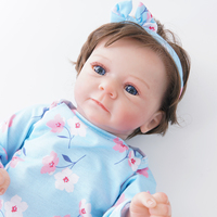 Indien Muneca De Trapo Fille Poupée Doux DIY Modèle Jouet Bonne Qualité Noir Reborn Bébé Poupee Africaine Fait Doux En Peluche Matériel