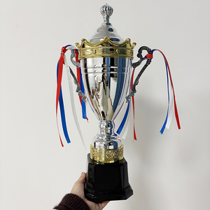 Trofeo de 4 Tamaños con Copas de Metal Doradas y Plateadas para Premios de Eventos Deportivos MH-J0527 - Product Image 6