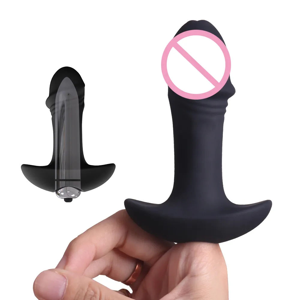 Sex toy vibrant en silicone pour hommes, gros plug anal pour l'agrandissement du vagin, masturbateur masculin