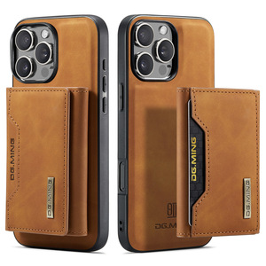 Custodia per portafoglio in pelle retrò di lusso custodia per telefono con supporto magnetico in PU antiurto per <span class=keywords><strong>iPhone</strong></span> 17 16 15 14 13 12 <span class=keywords><strong>11</strong></span> - Product Image 2