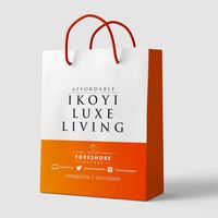 Sacs en papier publicitaires personnalisés avec logo imprimé, poignées en ruban, emballages cadeaux pour clinique dentaire
