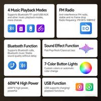 Reproductor MP3 para Auto 7388 de Alta Potencia con 6 Canales RCA, Radio Estéreo, Pantalla LCD, Doble USB, FM, BT, TF, Autoradio