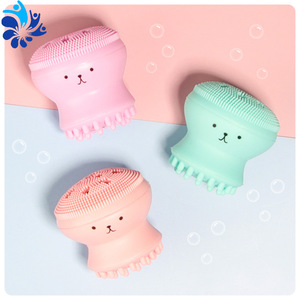 Cepillo de limpieza facial de silicona Octopus, masajeador manual de limpieza profunda para el cuidado de la piel del rostro - Product Image 1
