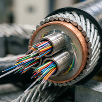 Cable Umbilical Híbrido Submarino: Energía, Señal y Fibra |   Cable de flotabilidad neutra para ROV de clase industrial y excavación de zanjas - Longitudes personalizadas