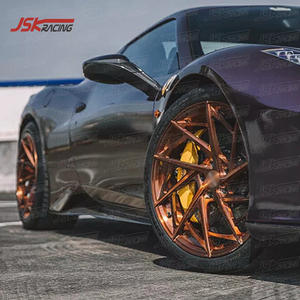 Faldones Laterales de Fibra de Carbono para Ferrari 458 Italia Spider 2011-2016, Modificados, Mejorados, Estilo Negro <span class=keywords><strong>Sal</strong></span> - Product Image 3