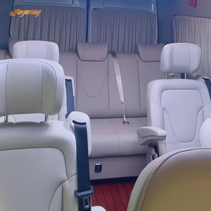 Canapé-<span class=keywords><strong>lit</strong></span> motorisé sur mesure de luxe <span class=keywords><strong>pour</strong></span> Crafter Hiace Sprinter High Roof, en cuir premium, inclinable électriquement, <span class=keywords><strong>pour</strong></span> camping-car ou transport VIP - Product Image 4