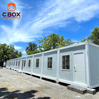 Cbox Maison Conteneur Modulaire Préfabriquée Démontable pour Dortoir Multi-Lits en Rangée Linéaire