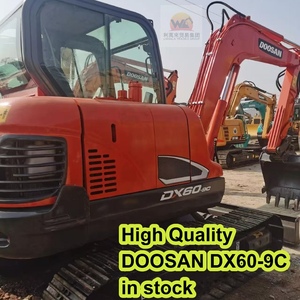 Doosan DX60-9C Good Condition Used Excavator 6Ton Used Hydraulic Track Loader Construction Equipment for Agricultural Projects - Product Image 1