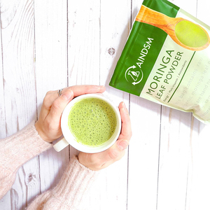 Polvo de Hoja de Moringa Antioxidante Más Vendido, Sin Gluten, Multivitamínico, Aumenta la Energía, Refuerza el Sistema Inmunitario para Adultos y Mujeres Embarazadas - Product Image 5