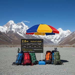 Wholesale Custom Printed 3-4 Person Camping Tent Waterproof Oxford Fabric Portable All Season <b>Outdoor</b> <b>Umbrellas</b> - Product Image 4