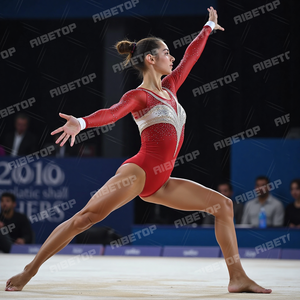 <span class=keywords><strong>Rouge</strong></span> Couleur Graduelle Ryihstone Femmes Robe Filles Scène Manches Longues Gymnastique <span class=keywords><strong>Justaucorps</strong></span> Personnalisé Enfants Compétition <span class=keywords><strong>Gym</strong></span> <span class=keywords><strong>Justaucorps</strong></span> - Product Image 5