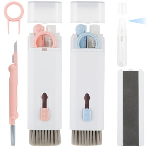 7 in 1 Full Cheating Airpods Headphone Laptop Airpods Cleaning Kit Gold <strong>Earbuds</strong> Cleaning Pen Brush Cleaning Kit for Airpods - Product Image 2
