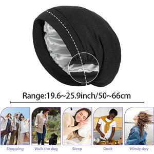 <span class=keywords><strong>Gorro</strong></span> de algodón con rastas <span class=keywords><strong>para</strong></span> el cuidado de los <span class=keywords><strong>rizos</strong></span>, <span class=keywords><strong>gorro</strong></span> de <span class=keywords><strong>dormir</strong></span> holgado y sedoso <span class=keywords><strong>para</strong></span> hombres y mujeres, diseño de estampado elástico largo <span class=keywords><strong>para</strong></span> viajes - Product Image 2