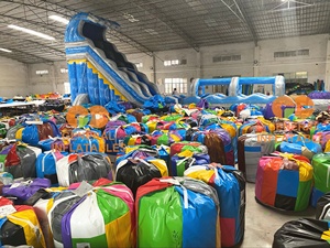Thương Mại 13ft Inflatable Trượt Nước Dành Cho Người Lớn Newleap Inflatable Khủng Long Trượt Và Slides Combo Bể Bơi Nước Trượt Với Hồ Bơi - Product Image 6